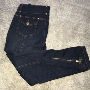 💥Michael Kors Dark Wash size zip jeans 👖